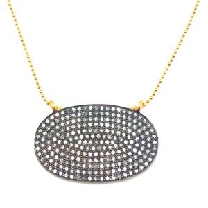 💎% 100 authentic and genuine DIAMOND Oval Necklace. PERFECT FOR LAYERING!!!!